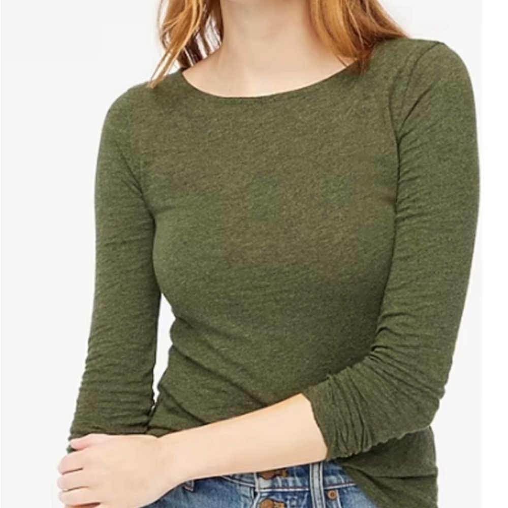 J Crew artist tee-green